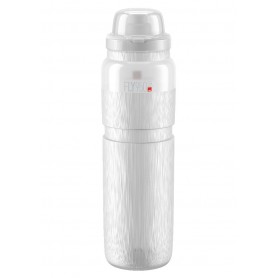 ELITE, Trinkflasche mit Schutzkappe, FLY MTB TEX transparent, 950 ml 