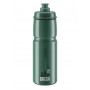ELITE, Trinkflasche, JET GREEN dunkelgrün, weisses Logo, 750ml (Biokunststoff)