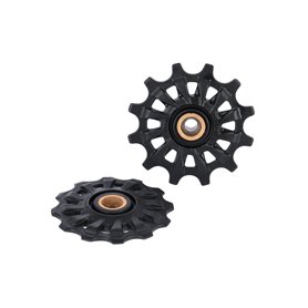Campagnolo pulleys set Chorus / Record 12-speed black red