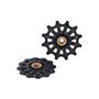 Campagnolo pulleys set Chorus / Record 12-speed black red
