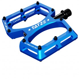 Tatze Pedal CONTACT CNC L Plattform 10 Pins by side blau