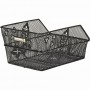 BASIL School/Bag Basket CENTO Flower fine steel mesh, black