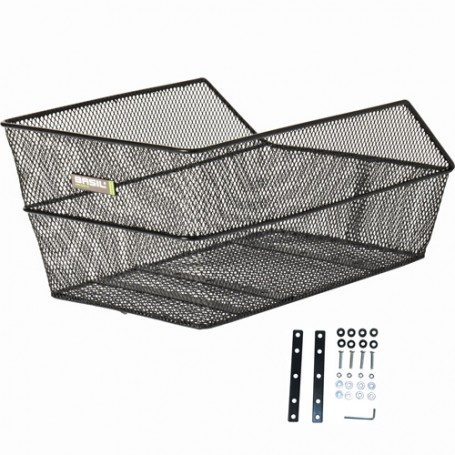 BASIL School/Bag Basket CENTO fine steel mesh, black