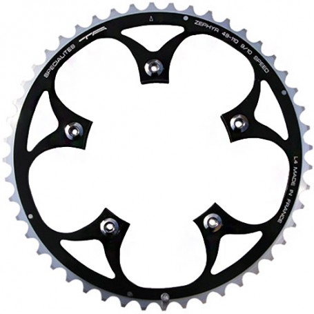 T.A. Chainring Zephyr 44 black 110 outer 9/10 speed