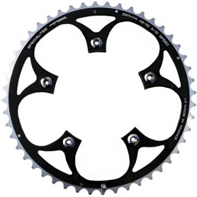 T.A. Chainring Zephyr 53 black 110 outer 9/10 speed