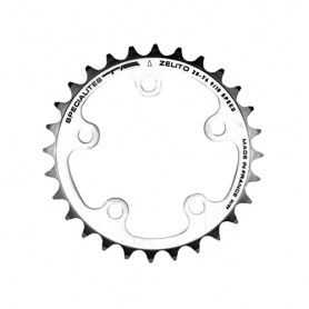 T.A. Chainring Zelito 24 silver 74 inner chainring for 3-comp