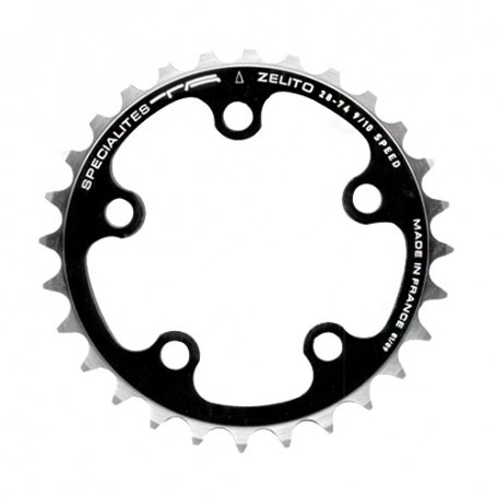 T.A. Chainring Zelito 26 black 74 inner chainring for 3-comp