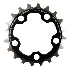 T.A. Chainring Compact 20 black Ø 58 inner