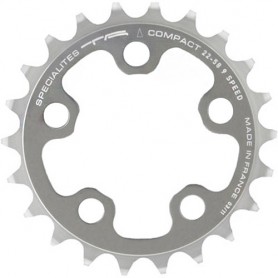 T.A. Chainring Compact 22 silver Ø 58 inner