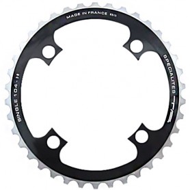T.A. Chainring Single 38 black, Ø 104 outer/inner