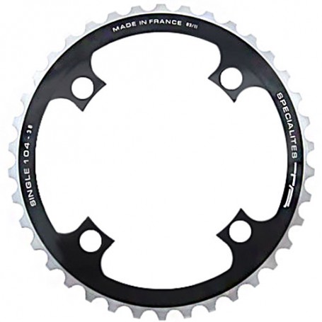 T.A. Chainring Single 42 black, Ø 104 outer/inner