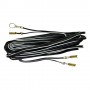 Bike Light cable 2-core 2,20 m with flat connectors 2-sided