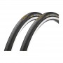 2x Continental Fahrrad Reifen Super Sport PLUS / 25-622 / 28 x 1.00 / Draht, schwarz / schwarz