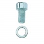 Screw with spring washer M 10 x 20 mm