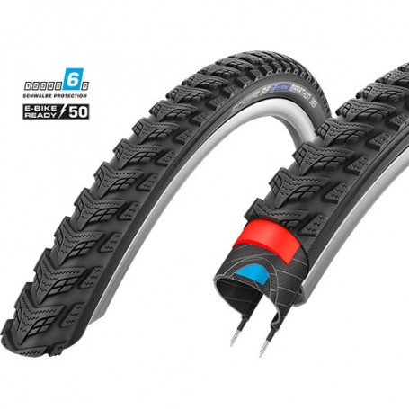 Schwalbe tire Marathon GT 365 50-559 26" E-50 wired Addix Four Season Reflex