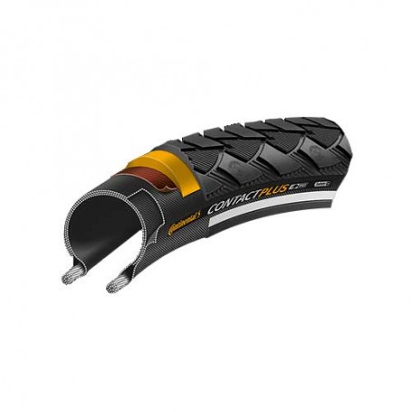 Continental tire CONTACT Plus 28-622 28" E-50 SafetyPlus wired Reflex black