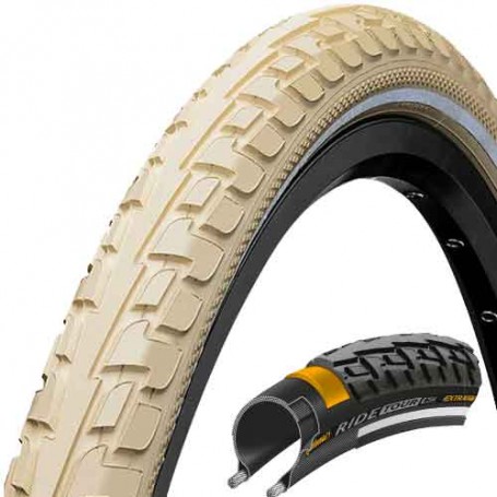 Continental tire RIDE Tour 42-622 28" E-25 wired ExtraPuncture Reflex cream