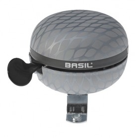 Basil Noir Bell Fahrrad-Glocke silber metallic