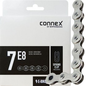 Chain 7 spd. Connex 7E8 Nickel 124 links Box
