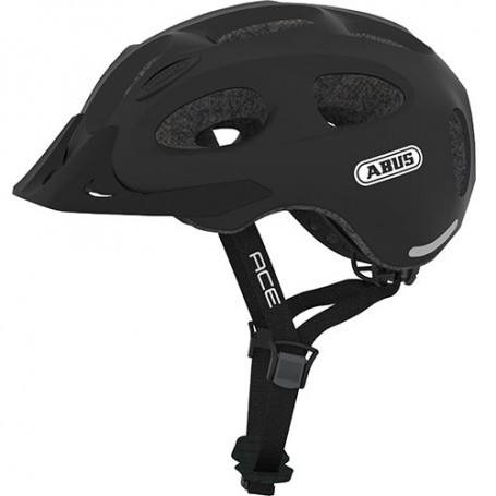 ABUS Bike helmet Youn-I Ace velvet black size L 56-61 cm