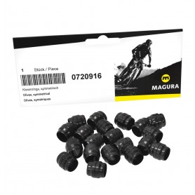 MAGURA Clamping Rings (Olives) for Hydraulic Tubing black - 20 Pcs.  