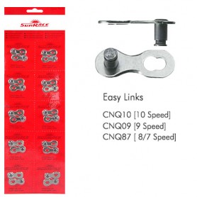 Chain locking 6-8 spd. Sunrace Card with 10 pcs.
