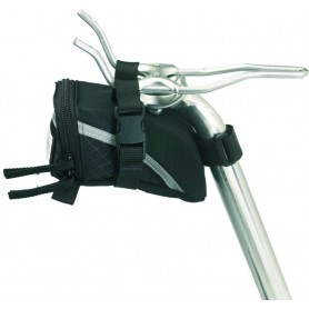 Procraft saddle bag Mini II, 0.5 l, strap fastening black
