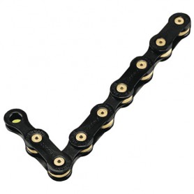 Chain 9 spd. Connex 9sB black, Pins gold 114 links