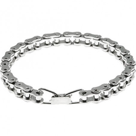 Connex Biker bracelet nickel-plated size S (19 cm) silver
