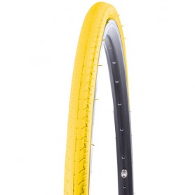 Kenda tire Kontender K-196 26-622 28" Iron Cap Belt wired L3R Pro yellow
