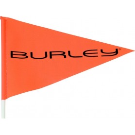 Burley Fahrrad-Anhänger Sicherheitsfahne 2-teilig orange