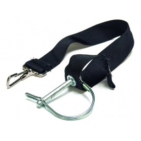 Burley safety strap for Trailer coupling Standard black