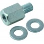 Burley adapter for standard coupling 9.5mm silver