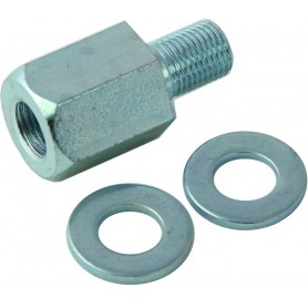 Burley adapter for standard coupling M10 x 1.0 silver