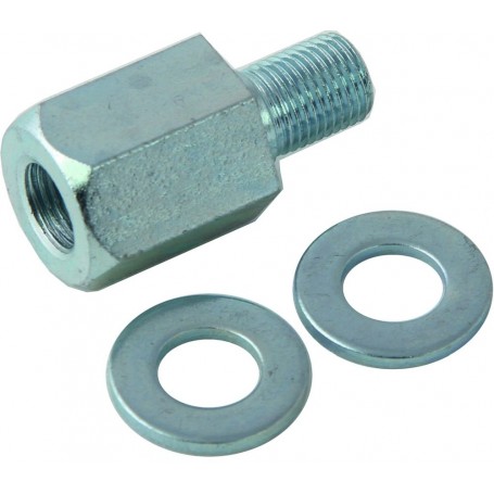 Burley adapter for standard coupling M10 x 1.0 silver