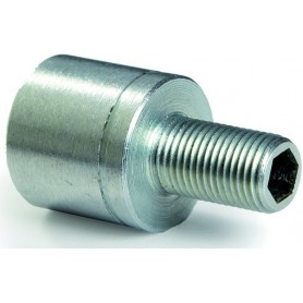Burley adapter for standard coupling M10.5 x 1.0 silver
