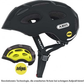 ABUS Bike helmet Youn-I MIPS velvet black size S 48-54 cm