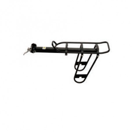 Seat Post Rear Carrier - with quick-release - black