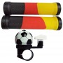 Handlebar grip Vise Colour, set inkl. bell Soccer