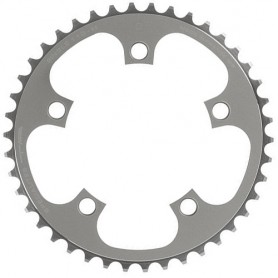 T.A. Chainring Single 40 silver, Ø 130 outer/inner