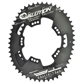 T.A. Chainring Ovalution 110 54 black, Ø 110 outer
