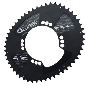T.A. Chainring Ovalution X110 48 black, Ø 110 outer