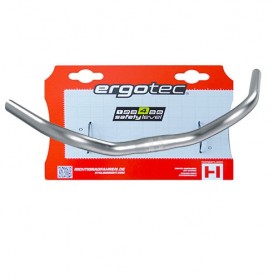 Ergotec handlebar NSU 25.4 polished stainless with Hanger