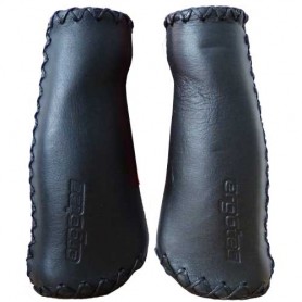 Ergotec grips Leather/Gel AL07/2 135/135 black /pair