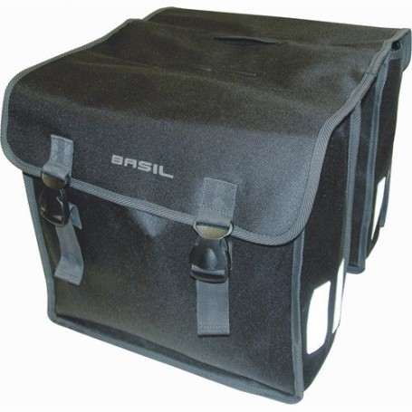 Basil Mara XL Doppeltasche 35 Liter schwarz