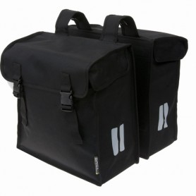 BASIL Double Bag MARA XXL black, 47 liter