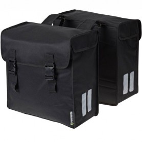 BASIL Double Bag MARA 3XL black, 52 liter