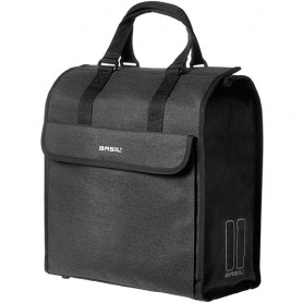 BASIL Shopping Bag MIRA black, 17 l W35x D15xH33