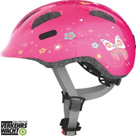 ABUS Kids helmet Smiley 2.0 pink butterfly size M 50-55 cm