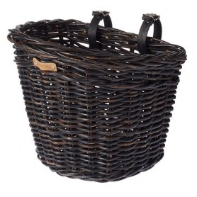 BASIL Transport basket Darcy L Rattan, nature melee black